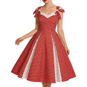 Women’s 1950s Dresses Sleeveless Tea Party Vintage Cocktail Swing Dress in Saudi Arabia