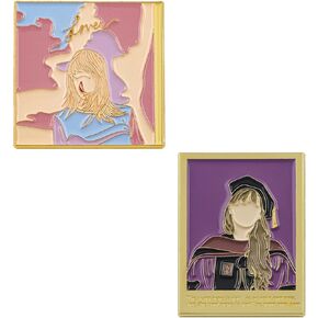 8pcs Music Enamel Pin Set, Novely Funny BBF Pins with Guitar, Disco Ball, Cassette Tape in Kuwait