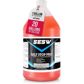 مزيل الملح القوي من ساوث إيست سوفت واش سولت ستوب برو للخرسانة والمعدات والمزيد | مُعادل ملح الطريق ومنظف المحلول الملحي سريع المفعول | 1 جالون in Kuwait