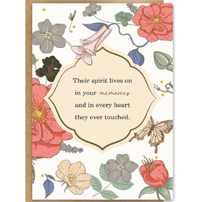 Sympathy Card with Premium Envelope, 8x5.3 Inches, Double-Sided in Kuwait