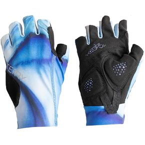Terry Cycling Gloves, Soleil Half Finger Padded Bike Gloves for Women Biking UPF 50+ Sun Protection Short Finger Glove in Kuwait