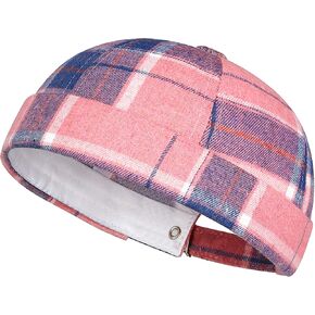 قبعة دوكر للرجال بدون إطار قبعة بحار قبعة ملفوفة ذات أساور ريترو in Kuwait