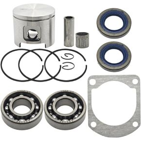 Piston Ring Kit 48mm With Crank Bearing Oil Seal Gasket 503539002 Compatible With 61 W in Kuwait