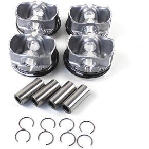 مجموعة المكبس والخواتم Φ84mm Φ22mm 10:1 متوافق مع 125i 220i 228i 320i 328i 428i 528i X1 X3 X4 X5 X6 Z4 N20 N26 2.0T محرك توربو in Kuwait