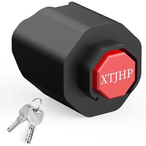 أقفال وصلة المقطورة، قفل المقطورة يناسب 2 قارنات 5/16 بوصة، قفل لسان المقطورة عالي التحمل، أقفال وصلة كروية لقارب RV (أحمر، 2 5/16 بوصة 03) in Kuwait