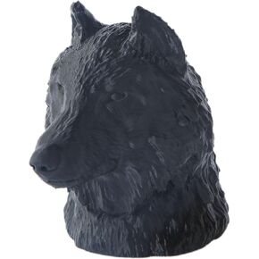 Trailer Hitch Ball Cover Wolf Truck Hitch Cover Brake Tail Rubber Towing Hitch Plug Cover Black Wolf Style 3D Cap Trailer Coupling Fits 2" in Kuwait