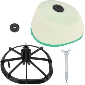 دليل حامل فلتر الهواء وفلتر قفص جافيك مع غسالة مسمار الجناح لسوزوكي RM125 RM250 2001-2008 O.E.M #13791-37F20 in Kuwait