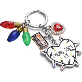 Friendship Gifts Keychain Friends Don't Lie riendship Keychain Gifts Things Friendship Merchandise Halloween Collection Gift KeychainsKey Chain Gift in Saudi Arabia