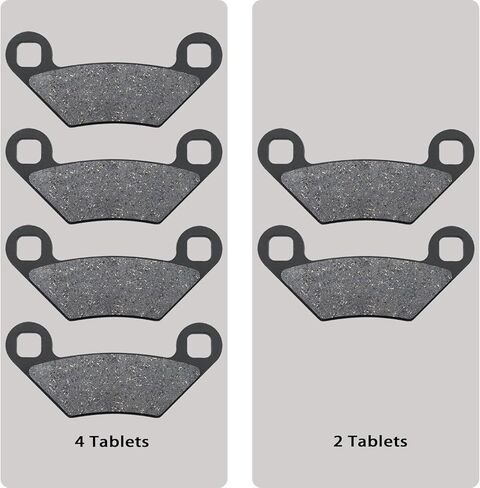 ZICOO Brake Pads for Polaris Sportsman XP 1000 850 800 570 550 500 450 Forest HO Touring EPS X2 Scrambler 850 1000 XP Front & Rear 2009 2010 2011 2012 2013 2014 2015 2016 2017 2018 2019 2020 2021 2022 in Saudi Arabia