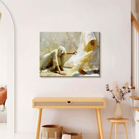 Framed Jesus Mercy wall art Canvas Decor Divine Catholic Christianity Sacred Heart for Faith living room bedroom dining room for Pictures Posters Prints Paintings Artwork 12x16 inch in Saudi Arabia