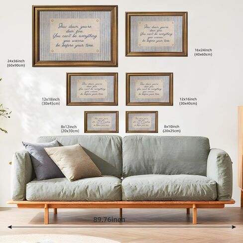 Vintage Gold Framed Wall Art Slow Down You're Doing Fine Music Poster Uplifting Positive Quote Stripe Motivational Painting Retro Song Lyric Canvas Print Daily Reminder Home Decor 12x16inch in Saudi Arabia