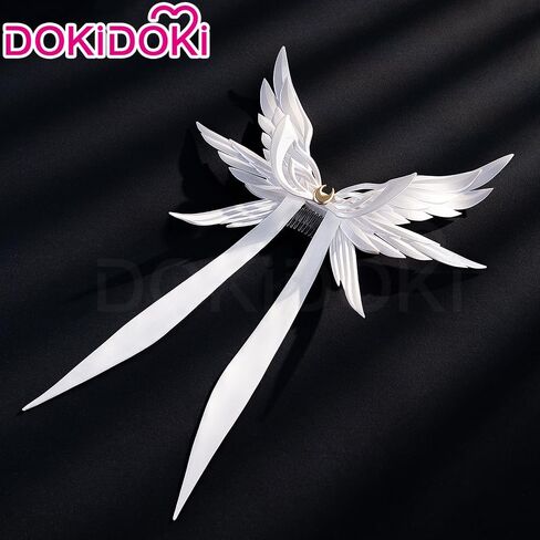 كيرا كيرا كولومبينا أغطية الرأس التأثيرية لعبة جينشين كولومبينا طباعة ثلاثية الأبعاد غطاء الرأس إكسسوارات الشعر الدعائم أغنية ويلكن مون أغطية الرأس in Saudi Arabia