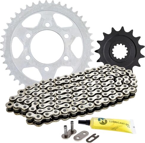 NICHE Drive Sprocket Chain Combo for Kawasaki Versys 1000 Front 15 Rear 43 Tooth 525HZ Standard 116 Links in Saudi Arabia