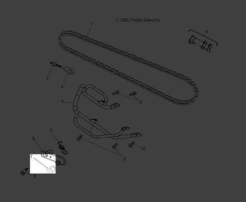 Polaris Genuine OEM Chain Tensioner Roller 2004-2006 Sportsman Predator 90 0451688 in Saudi Arabia