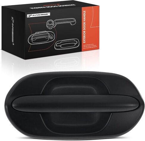 A-Premium Left Driver Side Exterior Sliding Door Handle Compatible with Honda Odyssey 1999-2004, Textured Black, Replace# 72680-S0X-A01 in Saudi Arabia