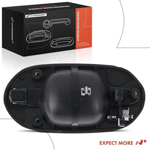 A-Premium Left Driver Side Exterior Sliding Door Handle Compatible with Honda Odyssey 1999-2004, Textured Black, Replace# 72680-S0X-A01 in Saudi Arabia