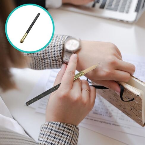 Operitacx Reusable Pencil Extender for Artists with Replaceable Tips 5.11 Inch Pencil Extension Pole for Colored Pencils Office Write Tools for School and Home Drawing in Saudi Arabia