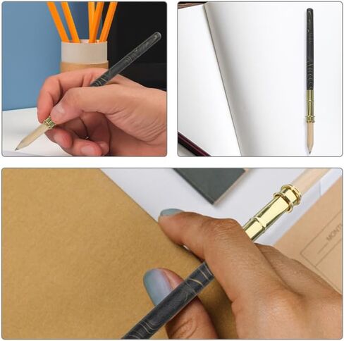 Operitacx Reusable Pencil Extender for Artists with Replaceable Tips 5.11 Inch Pencil Extension Pole for Colored Pencils Office Write Tools for School and Home Drawing in Saudi Arabia