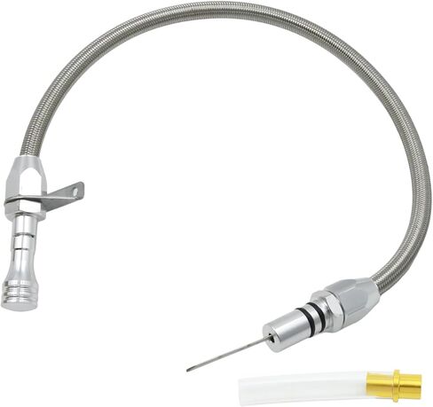 Silver Flexable Dipstick, Replacement for GM, Replacement for Chevy Trans Flexable Dipstick 700R4-4L60E 4l80E in Saudi Arabia