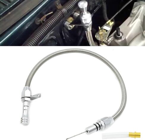 Silver Flexable Dipstick, Replacement for GM, Replacement for Chevy Trans Flexable Dipstick 700R4-4L60E 4l80E in Saudi Arabia