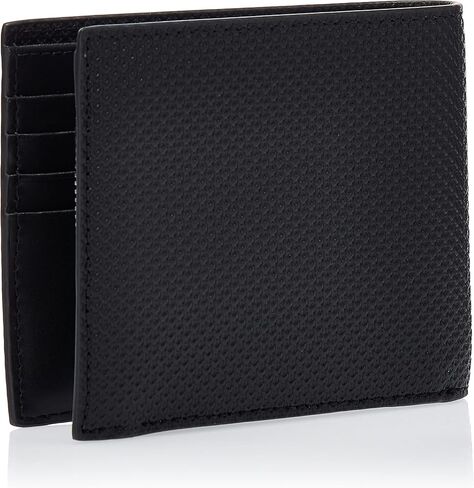 Lacoste Men's Chantaco Billfold With Zip Card Holder Wallet, Black, One Size in Saudi Arabia