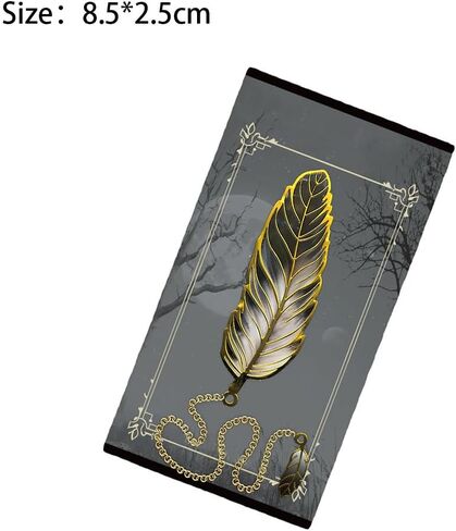 Elegant Metal Bookmark Reading Page Mark – Stylish Book Clip Pendant for Stationery Lovers in Saudi Arabia