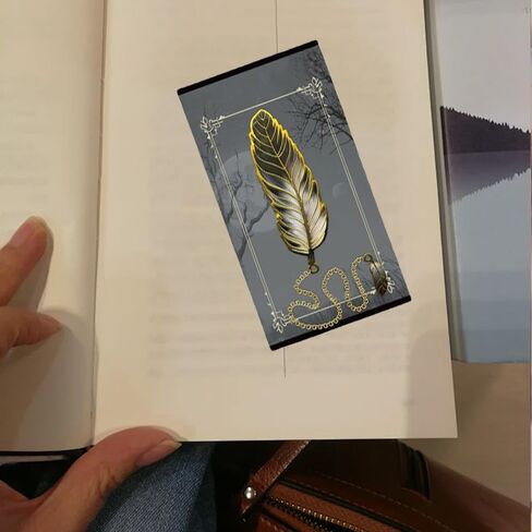 Elegant Metal Bookmark Reading Page Mark – Stylish Book Clip Pendant for Stationery Lovers in Saudi Arabia