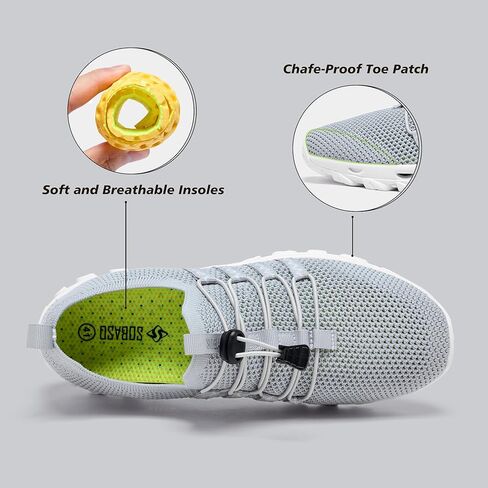 SOBASO Water Shoes Men Hiking Quick Dry Aqua Swim Beach River Barefoot Shoes for Boat Hike Surf Sport Diving Sailing Travel Adult Unisex in Saudi Arabia