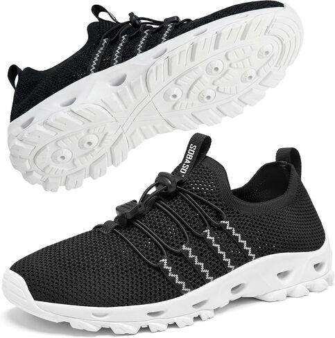 SOBASO Water Shoes Men Hiking Quick Dry Aqua Swim Beach River Barefoot Shoes for Boat Hike Surf Sport Diving Sailing Travel Adult Unisex in Saudi Arabia