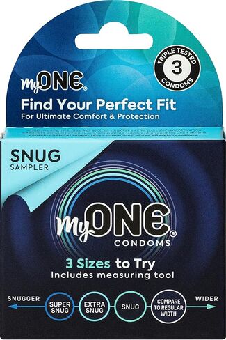 MyONE Snug Sized Condoms | 47E: Extra Snug (47), Length 5.6" (E) in Saudi Arabia
