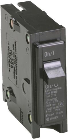 EATON CORPORATION BR120 20A SP Circuit Breaker, Black in Saudi Arabia
