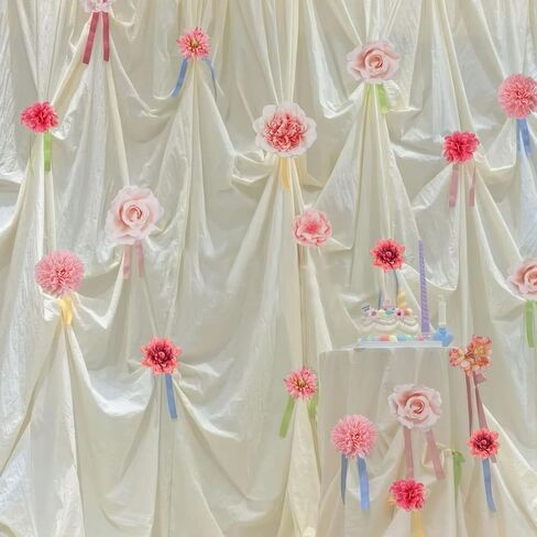 50 Pcs Artificial Flowers Heads Faux Daisy Flower Garland Heads Pink Small Fake Peony Rose Flowers Bulk Mini Silk Daisy Flower for Craft Wedding Party DIY Wreath Graduation Cap Home Decoration in Kuwait