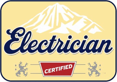 (Pack of 3) Electrician Sticker - Funny Electrical Worker Accessories Waterproof Stickers, 3 Inches in Kuwait