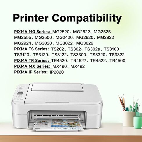 245XL 246XL Combo Ink Cartridge Replacement for Canon 245XL 246Xl Ink PG-245 CL-246 for Pixma MG2522 MX490 MX492 MG2500 TS202 TS3322 TR4522 TR4520 TR4500 for Cannon Printer ink 245xl 246xl(2 Pack) in Kuwait