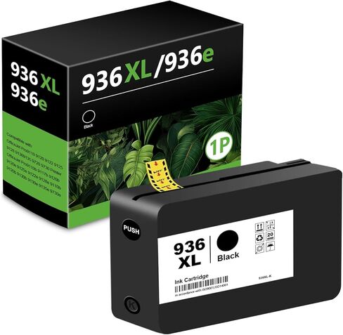 936e 936XL Ink Cartridge Replacement for Hp 936 Ink Cartridges Combo Pack for HP OfficeJet Pro 9125e 9120e 9730e 9135e 9122e 9128e 9110b 9120b 9130b 9130e Printers (4 Pack) in Saudi Arabia