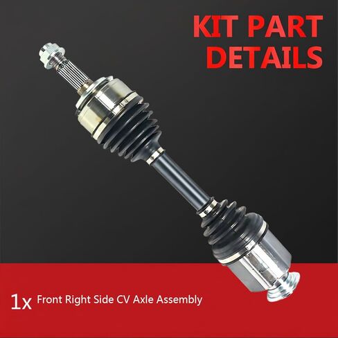 CV Axle Shaft Assembly FWD Compatible with Acura ILX 2016-2022 2.4L L4 Front Right Passenger Side CV Axles Joint in Kuwait