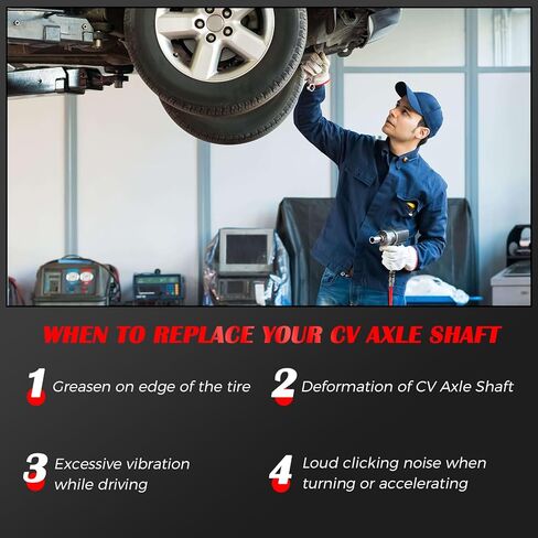 CV Axle Shaft Assembly FWD Compatible with Acura ILX 2016-2022 2.4L L4 Front Right Passenger Side CV Axles Joint in Kuwait