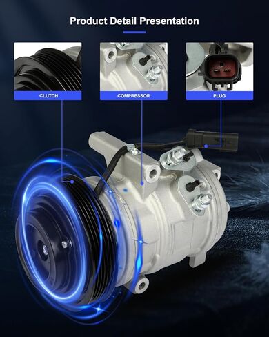 ECCPP AC Compressor Fast Cooling 2006-2010 Fit for Chrysler 300 for Dodge Magnum 2.7L Air Conditioning Compressor in Saudi Arabia