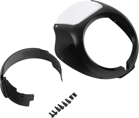 XMT-MOTO المصباح الأمامي هدية الزجاج الأمامي الشفاف يصلح لهوندا المتمردين CMX1100 2021-2025 لمعان أسود/زجاج أمامي شفاف in Saudi Arabia
