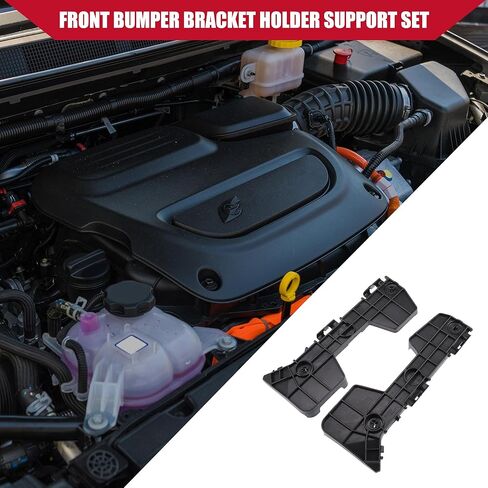 No.521570E020/521580E020 Bumper Bracket for Toyota Highlander 2008-2013 / Rear Left Right/Durable Plastic / 1 Pair Black in Saudi Arabia