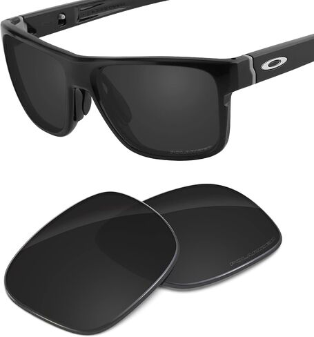 Performance Lenses Compatible with Oakley Crossrange OO9361 | Crossrange Asain Fit(AF) OO9371 Polarized Etched-Carbon Black in Saudi Arabia