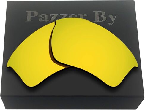 عدسات بديلة مستقطبة لنظارات Oakley Half Jacket 2.0 XL - طلاء ذهبي عاكس عيار 24 قيراط in Kuwait