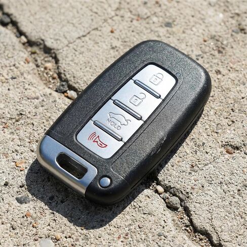 استبدال مفتاح Fob عن بعد يناسب 2010-2015 Hyundai Sonata Genesis Azera 2009-2013 Kia Optima 2011-2014 Kia ​​Ria Forte Borrego عن بعد للدخول بدون مفتاح SY5HMFNA04 (حزمة من 2) in Kuwait
