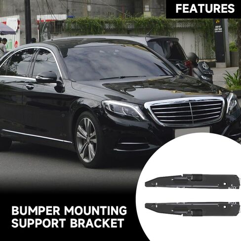 زوج واحد من دعامة المصد الأمامي للجانب الأيسر والأيمن - متوافق مع Mercedes-Benz S550 / S63 AMG / S400 / S600 / S65 AMG / S350 - استبدال الجزء 2218850714 2218850814 in Saudi Arabia