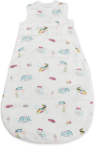 Loulou Lollipop Lightweight Muslin Wearable Baby Blanket Sleeping Bag, Unisex Infant Toddler, 0.5 TOG, 2-Way Zipper Sleepsack in Kuwait