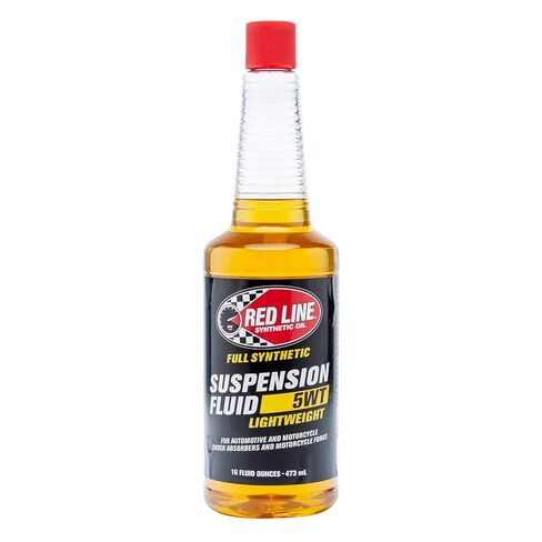 Red Line 91122 Lightweight 5WT Synthetic Suspension Fluid (Yellow) - 16 Ounce in Saudi Arabia