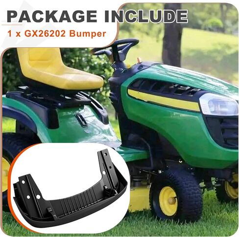 GX26202 Bumper Compatible with John Deere E140, E150, E160, D100, D110, D125, D130, D140, D150, D155, D160, D170, E100, E120, E130, E170, E180 100 Series, Also 92H, 107H, 107S, S240 Tractors in Kuwait