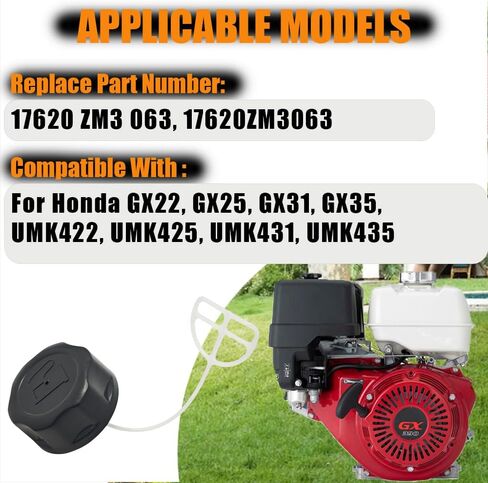 3 قطعة غطاء الوقود الغاز لهوندا GX35 GX25 GX31 GX22 FG100 FG110 HHE31 HHT25 35 4-السكتة الدماغية المحرك in Kuwait
