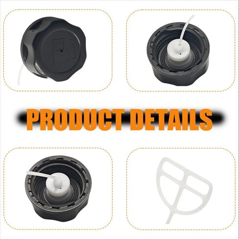 3 قطعة غطاء الوقود الغاز لهوندا GX35 GX25 GX31 GX22 FG100 FG110 HHE31 HHT25 35 4-السكتة الدماغية المحرك in Kuwait