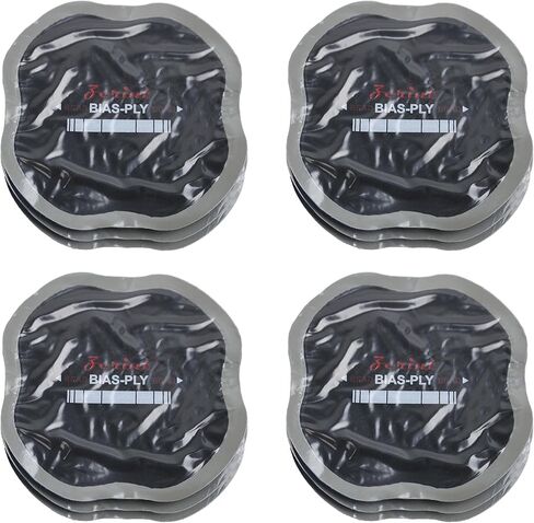 3.31" x 3.31" 12 pcs, 2 ply, Tire Repair Patch, Heavy Duty Bias Ply Repair Patch, Tire Repair for Puncture, Tire Bias Tractor Tire Repair Patch (TP-B03) in Kuwait